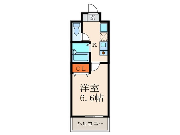 ション北九大前の物件間取画像